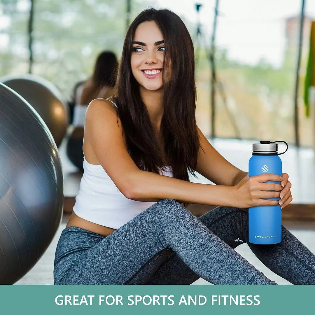 32oz Premium Stainless Steel Sports Water Bottle with Insulation