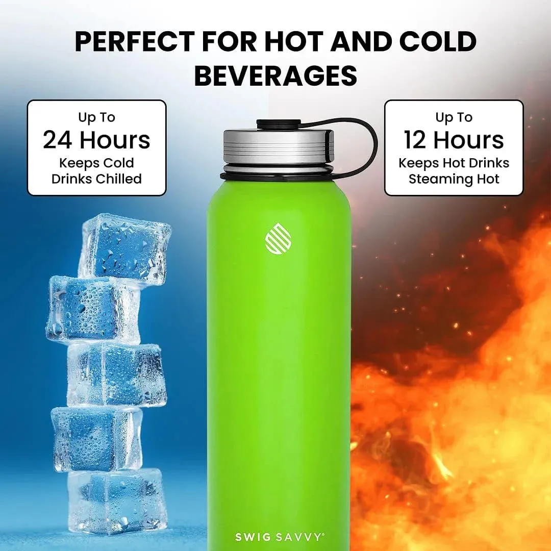 32oz Premium Stainless Steel Sports Water Bottle with Insulation