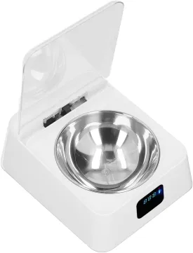 350ml Automatic Smart Cat Feeder Bowl Sensitive Open Cover Pet Feeder Transparent Lid Prevent Slip IR Induction for Small Pet for Dogs