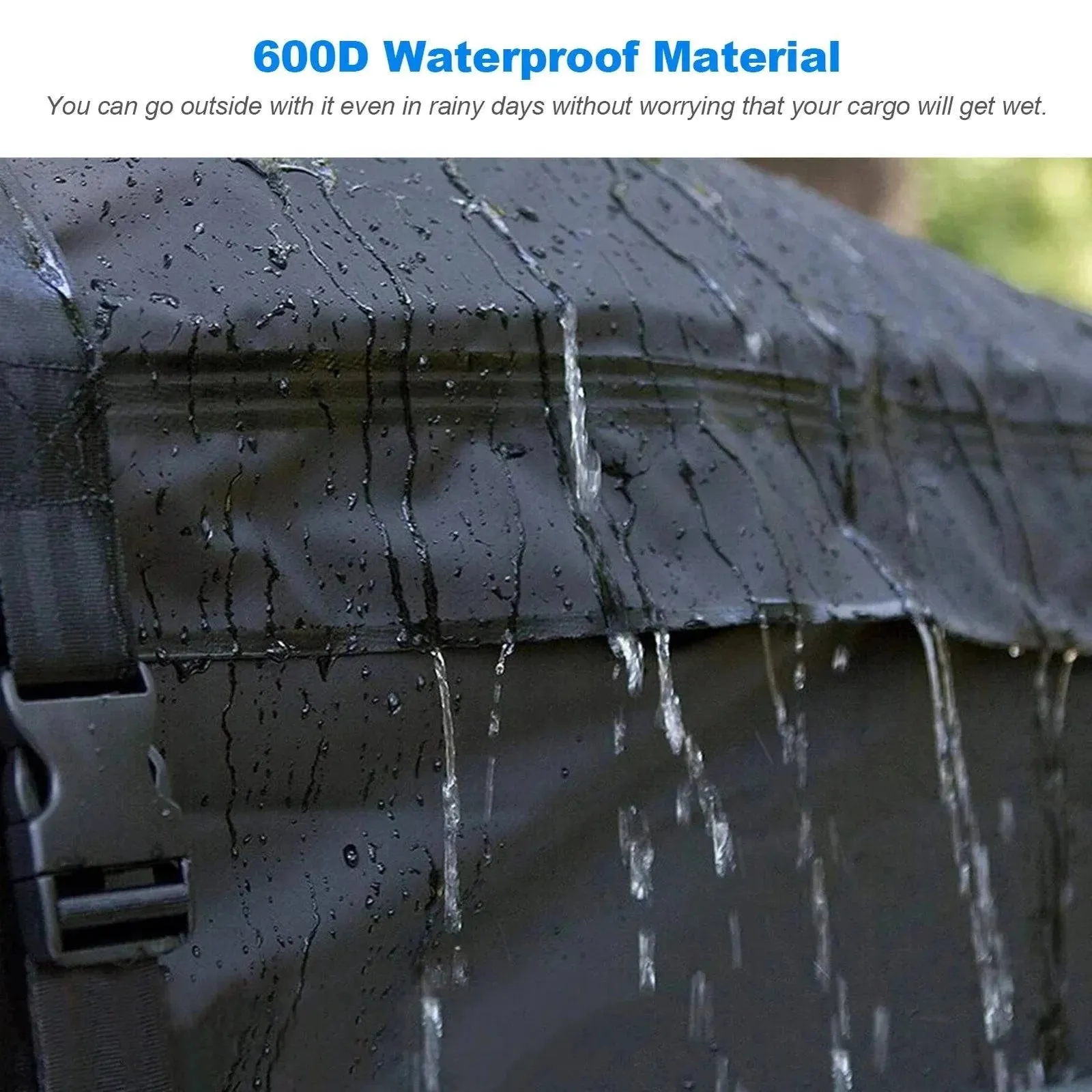 600D Cargo Bag Car Roof Cargo Carrier Waterproof Universal Luggage Bag Storage Cube Bag 20 Cubic Feet For Travel Camping Car
