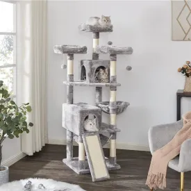 64.5 Inches Multi-Level Cat Tree for Indoor Cats