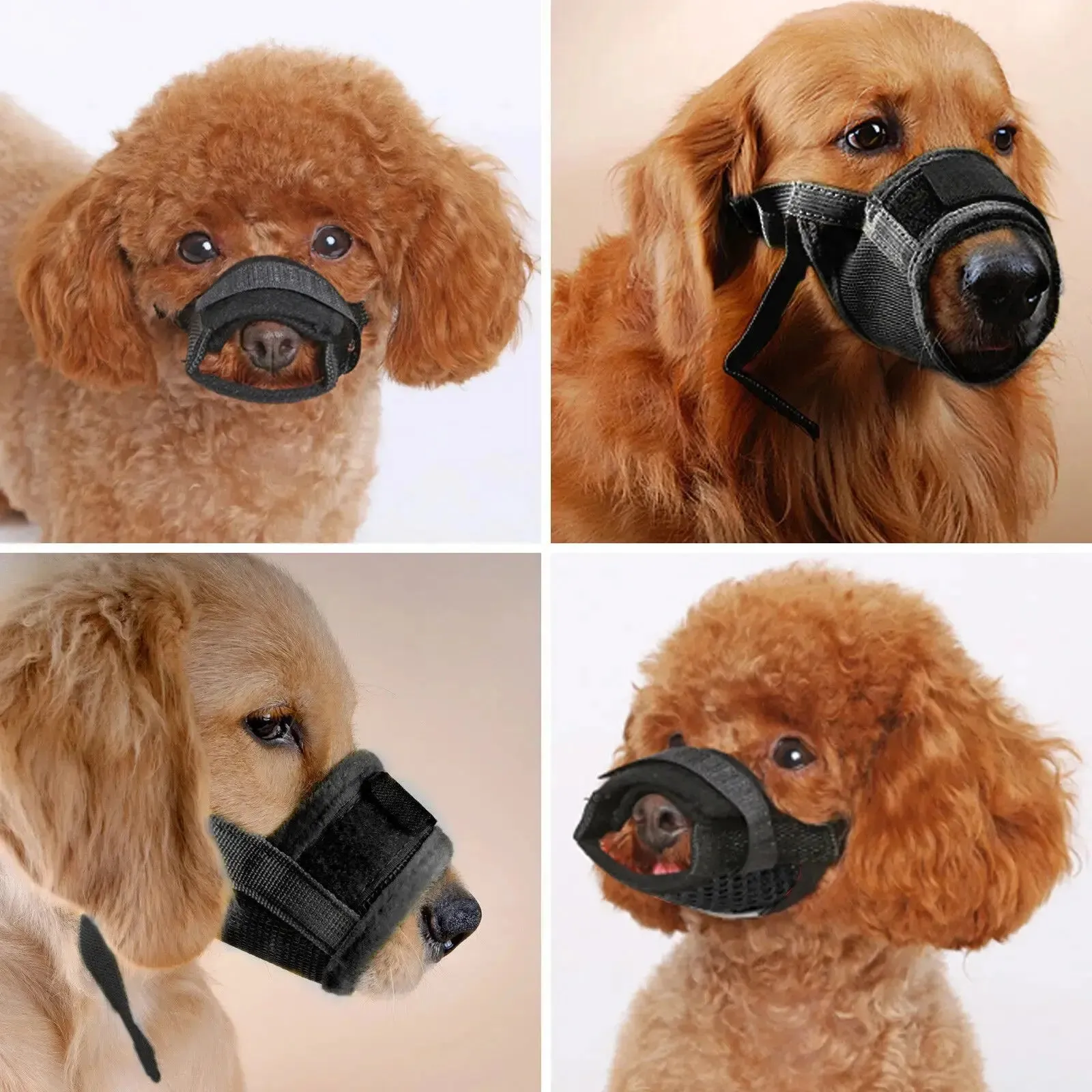 Adjustable Breathable Dog Muzzle Anti-Barking Pet Accessory