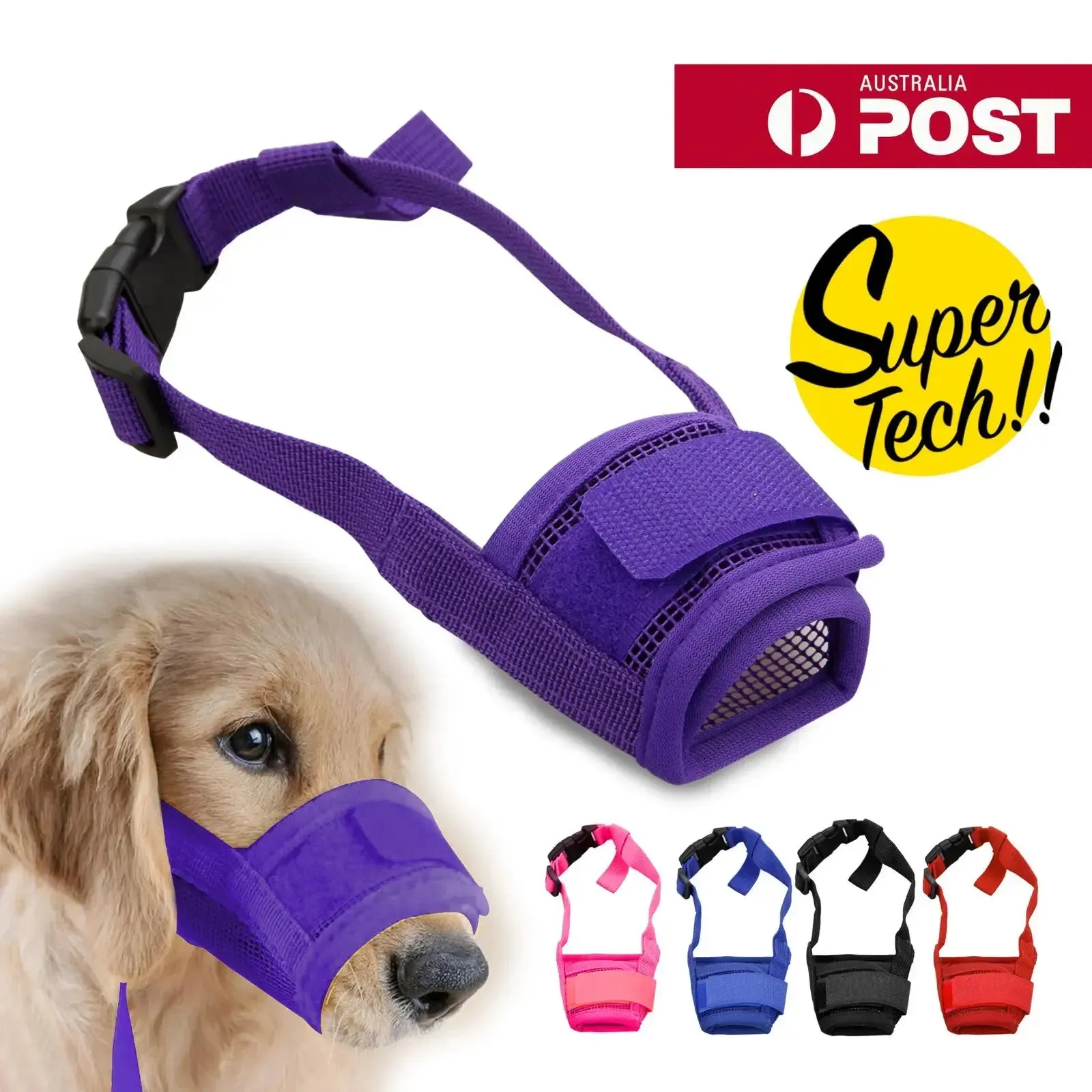 Adjustable Breathable Dog Muzzle Anti-Barking Pet Accessory