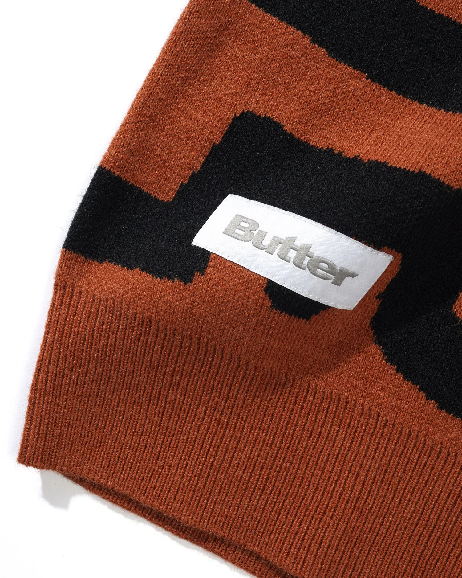 AFRO CUBAN KNITTED SWEATER RUST