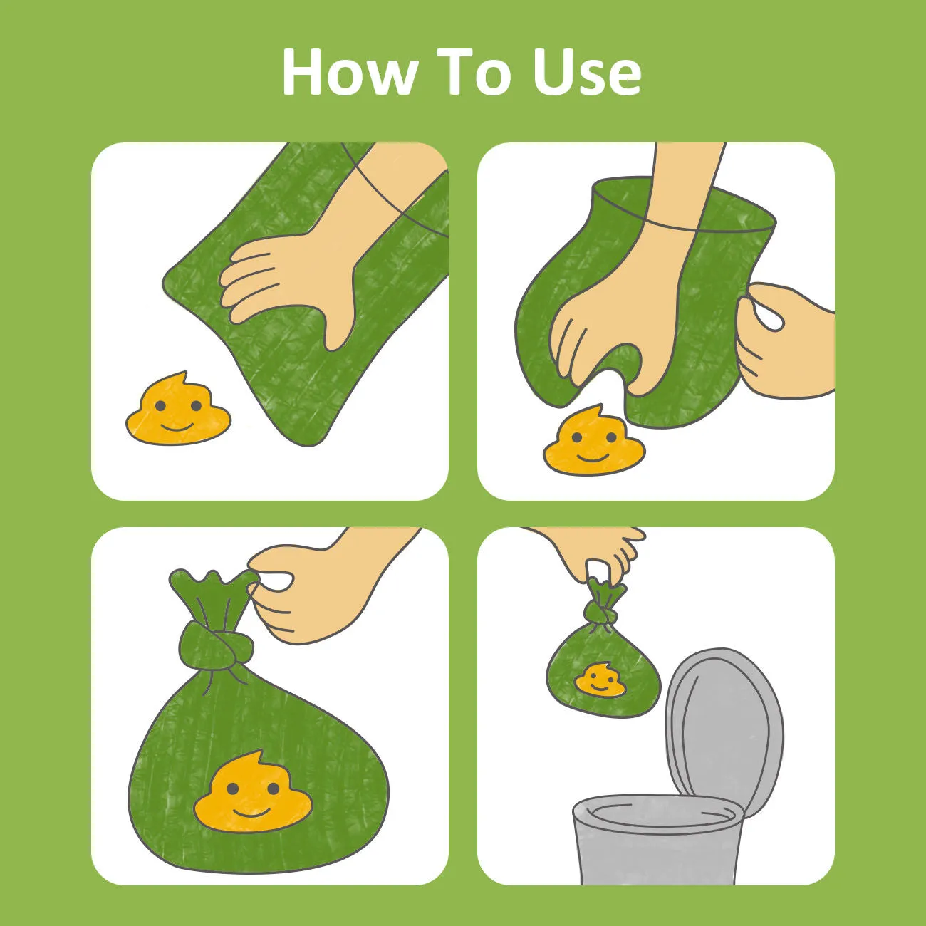 Aimondow Compostable Dog Poop Bags Biodegradable Dogs Waste Bags Leak-proof Poop Bags for Dogs Easy Detach Pet Bags for Dog, 9x13Inch, 12 Rolls, 180 Bags