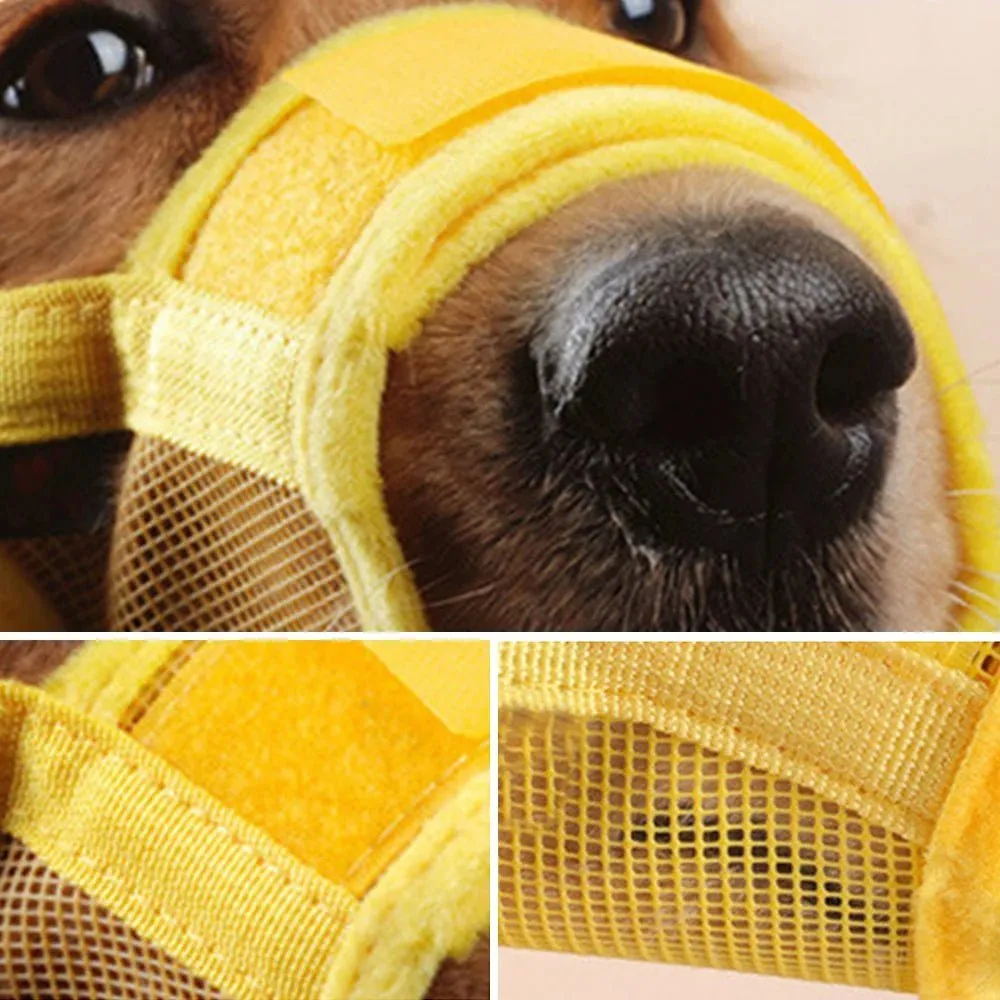 Anti Barking Adjustable Mesh Breathable Pet Mouth Muzzle