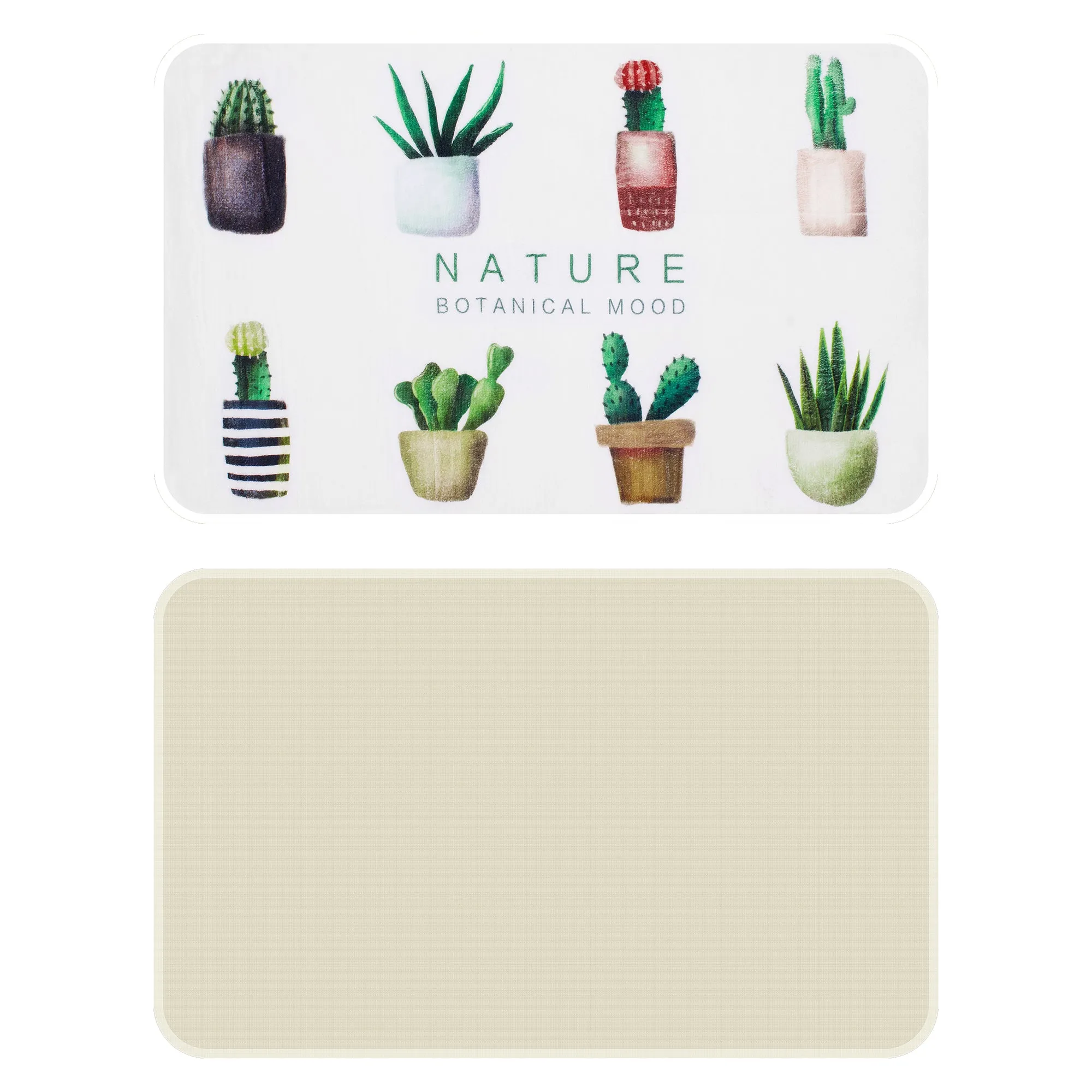 Anti-Skid White Shower Bathmat for Bathroom
