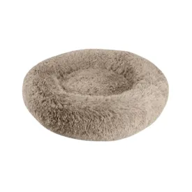 Arlee Warmly Shaggy Donut Taupe 22 x 22 x 8 Inch