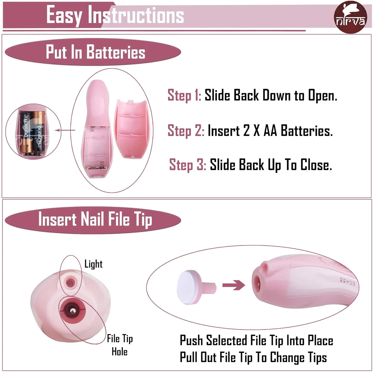 Baby Nail File Electric Trimmer Kit