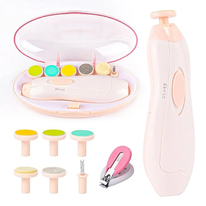 Baby Nail File Electric Trimmer Kit