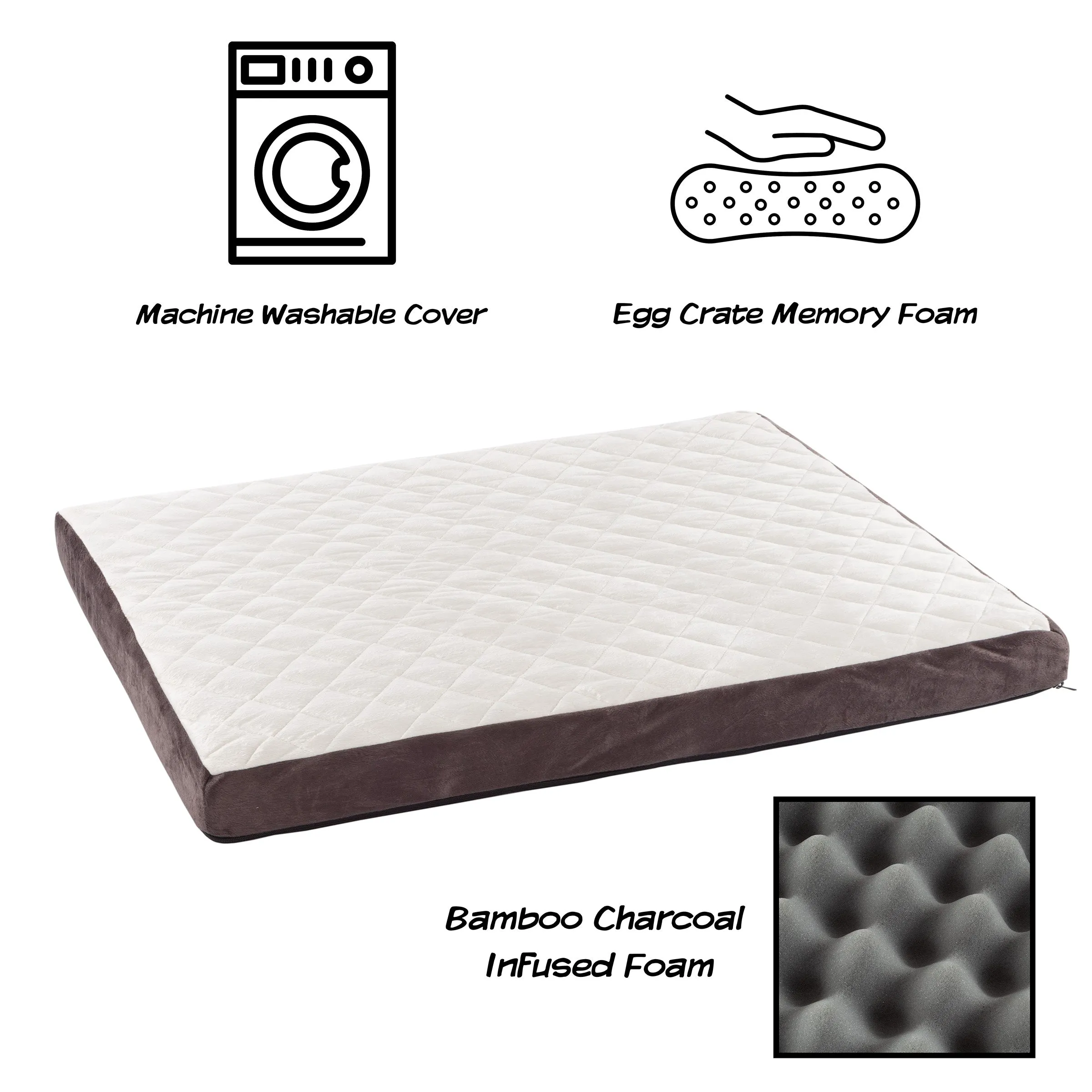Bamboo Charcoal Infused Dog Bed