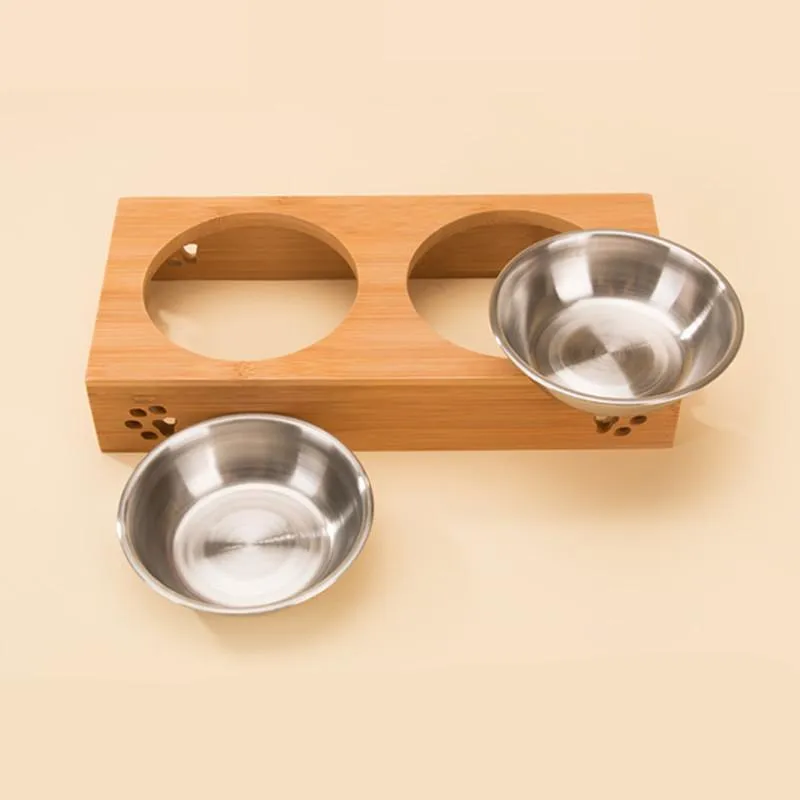 Bamboo Stainless Steel Bowl