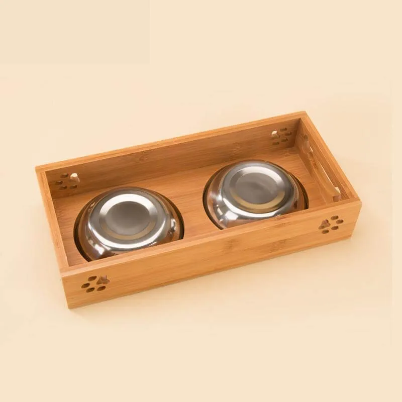 Bamboo Stainless Steel Bowl