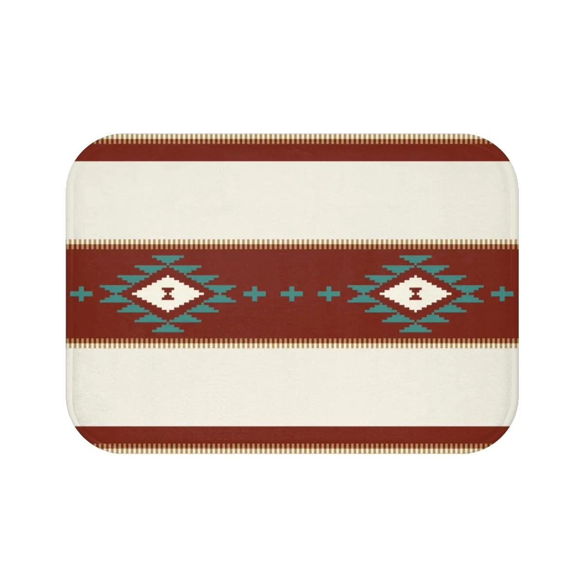 Bath Mat Sedona Falls Print Southwestern Bathroom Decor Bath Curtain Microfiber Polyester Anti Slip