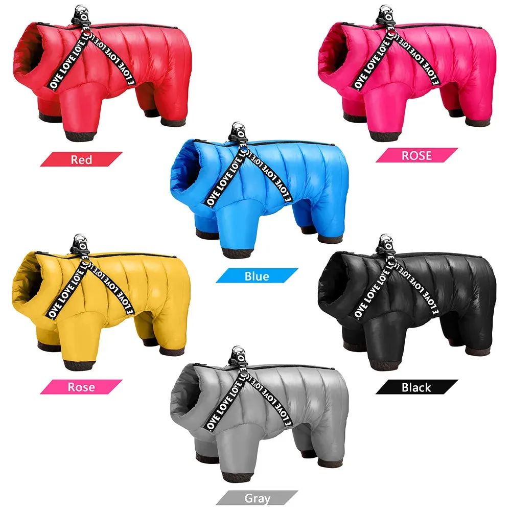 BLU - Super Warm Waterproof  Dog Jacket