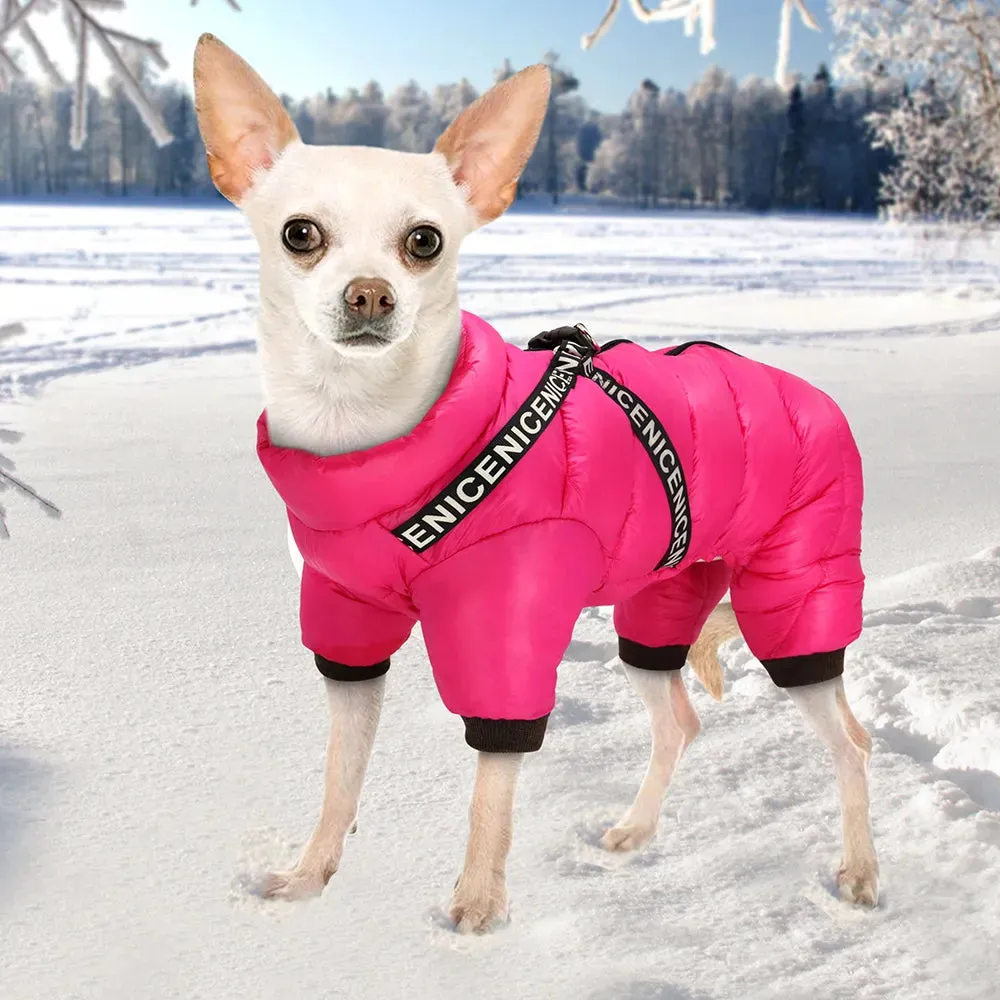 BLU - Super Warm Waterproof  Dog Jacket