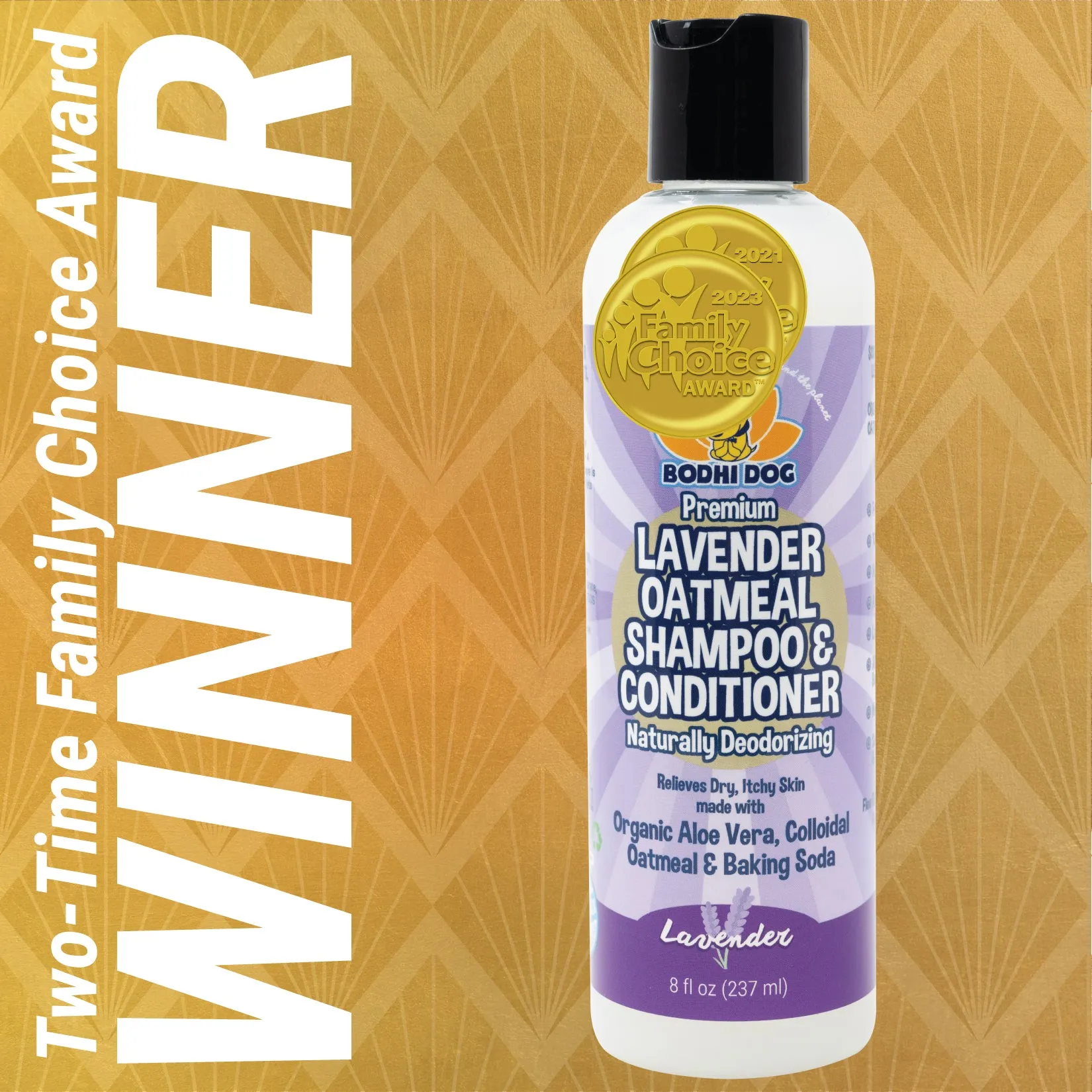 Bodhi Dog Organic Lavender Oatmeal Dog Shampoo and Conditioner | Hypoallergenic Conditioning Deodorizing Formula for Dogs Cats & Pets | Treatment Wash Soothes Dry Itchy Skin Allergy Relief | Made in USA