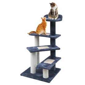 Cat Tree 100cm Trees Scratching Tower Steps