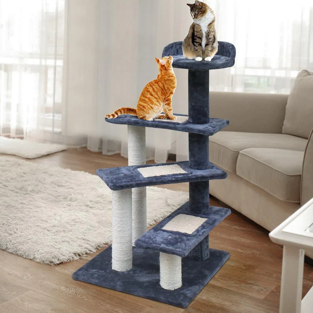 Cat Tree 100cm Trees Scratching Tower Steps