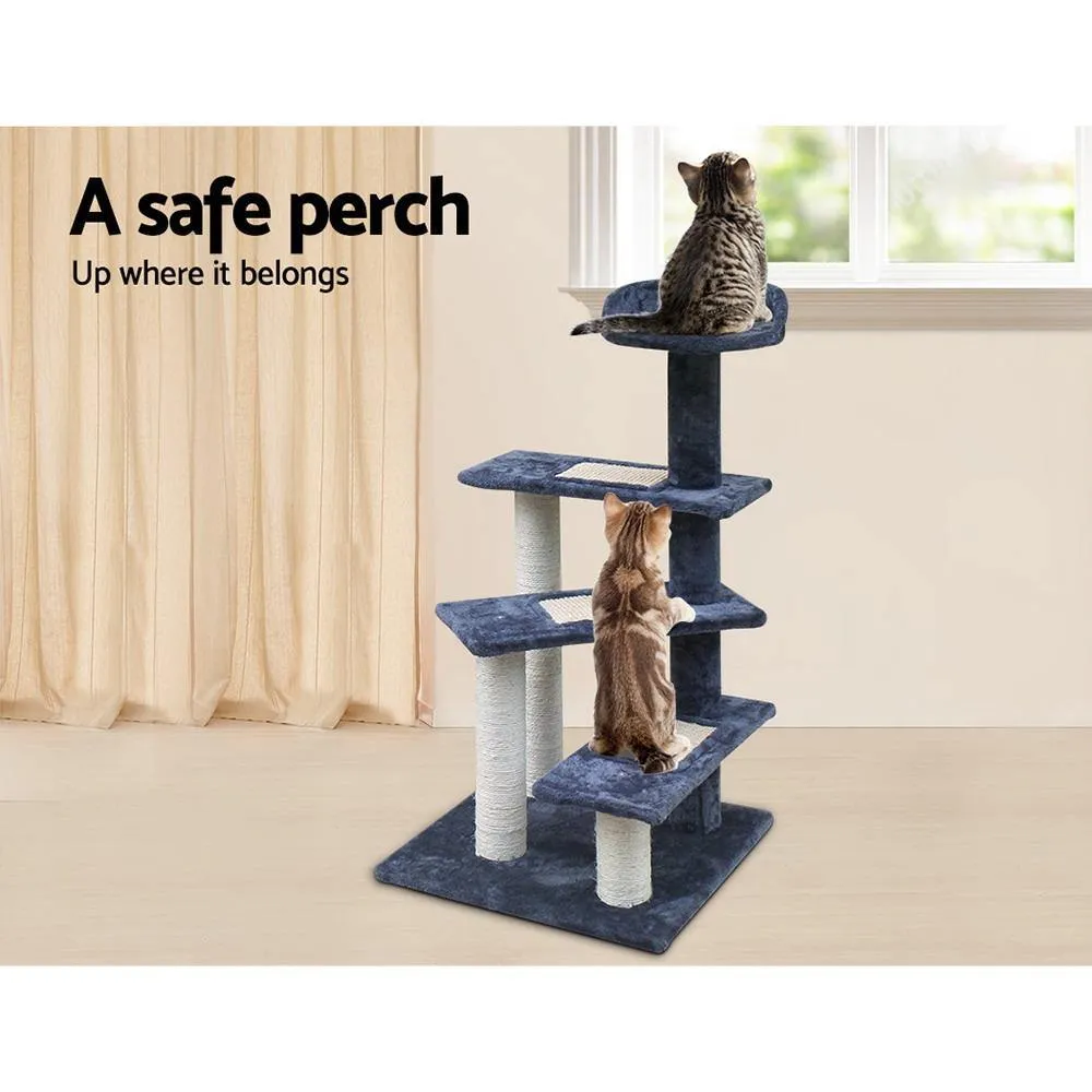 Cat Tree 100cm Trees Scratching Tower Steps