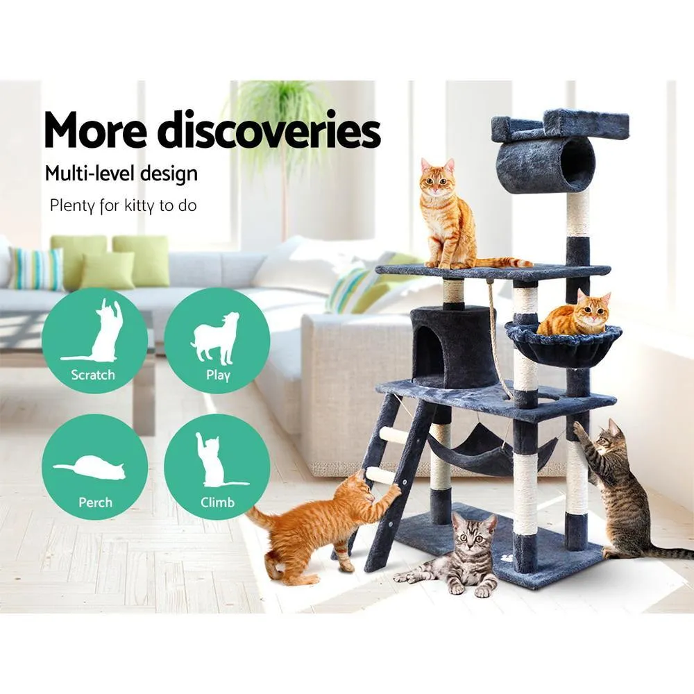 Cat Tree 141cm Trees Scratching Post Scratcher