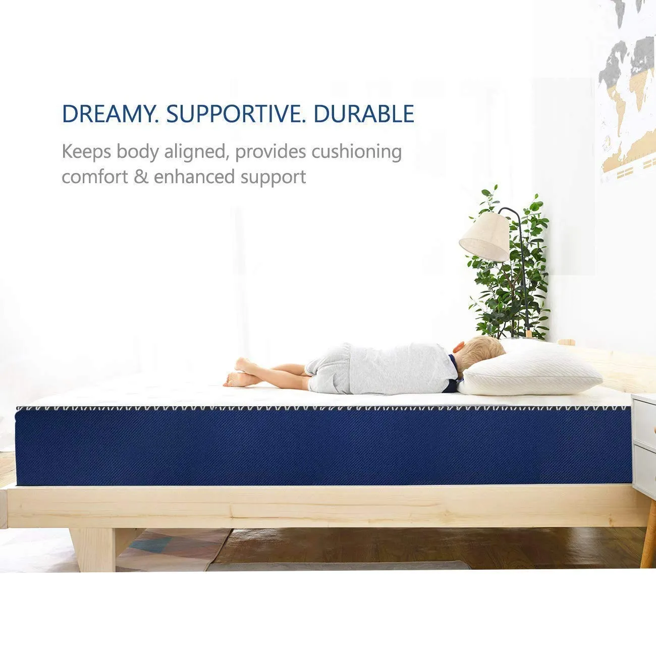 Comforto Siesta | 3-Layered Memory Foam Mattress | Orthopedic Mattress | Body Adaptive Technology | Medium Soft Comfort | 5 Inch Mattress | 72x36x5 Inch (Single Size Mattress)