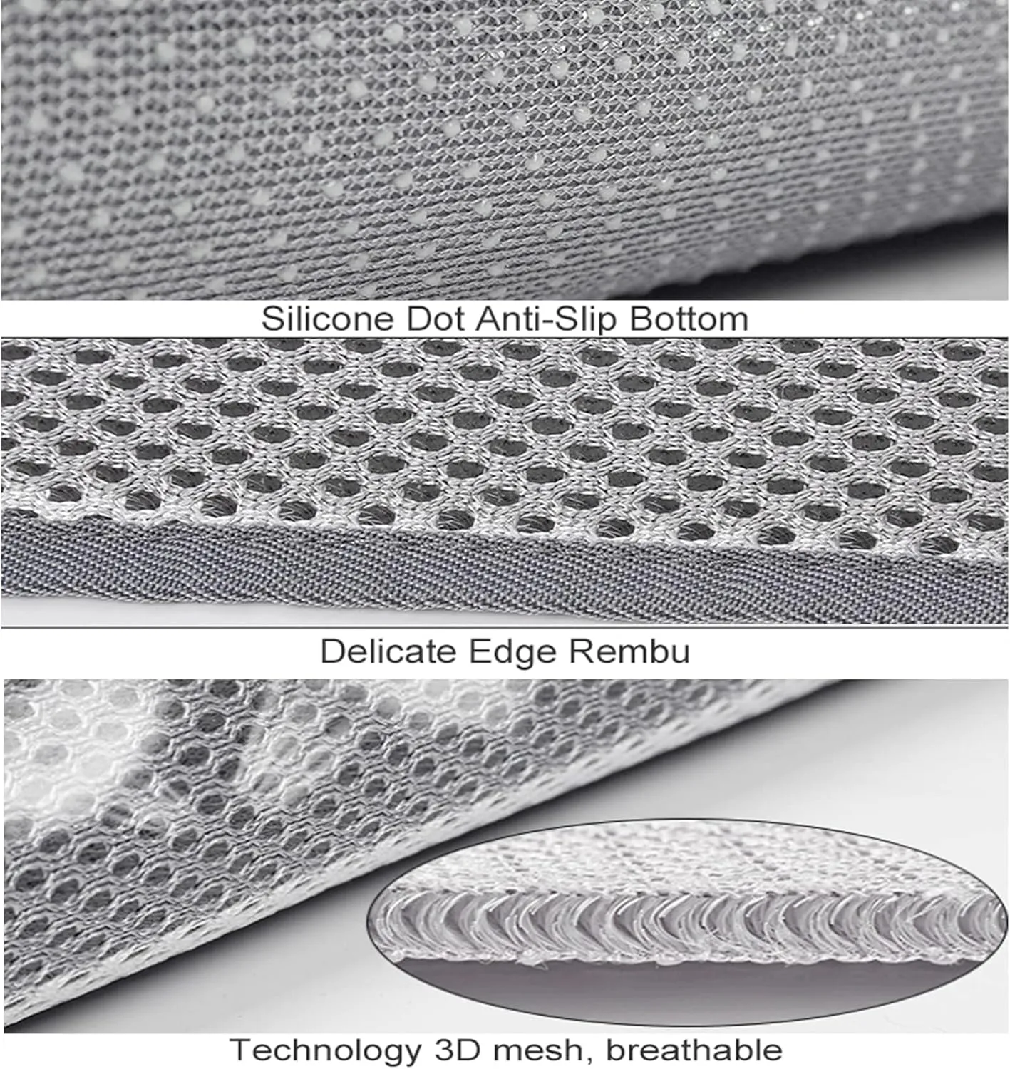 Cooling Mat for Dogs - Cooling Blanket Cushion,Summer Pet Ice Mat Pet Bed for Dogs Cats Kennel Pad 3D Mesh Dog Mat,Non-Slip Pet Crate Mat,Ideal for Grate/Floor/Sofa/Pet Bed/Car Seat