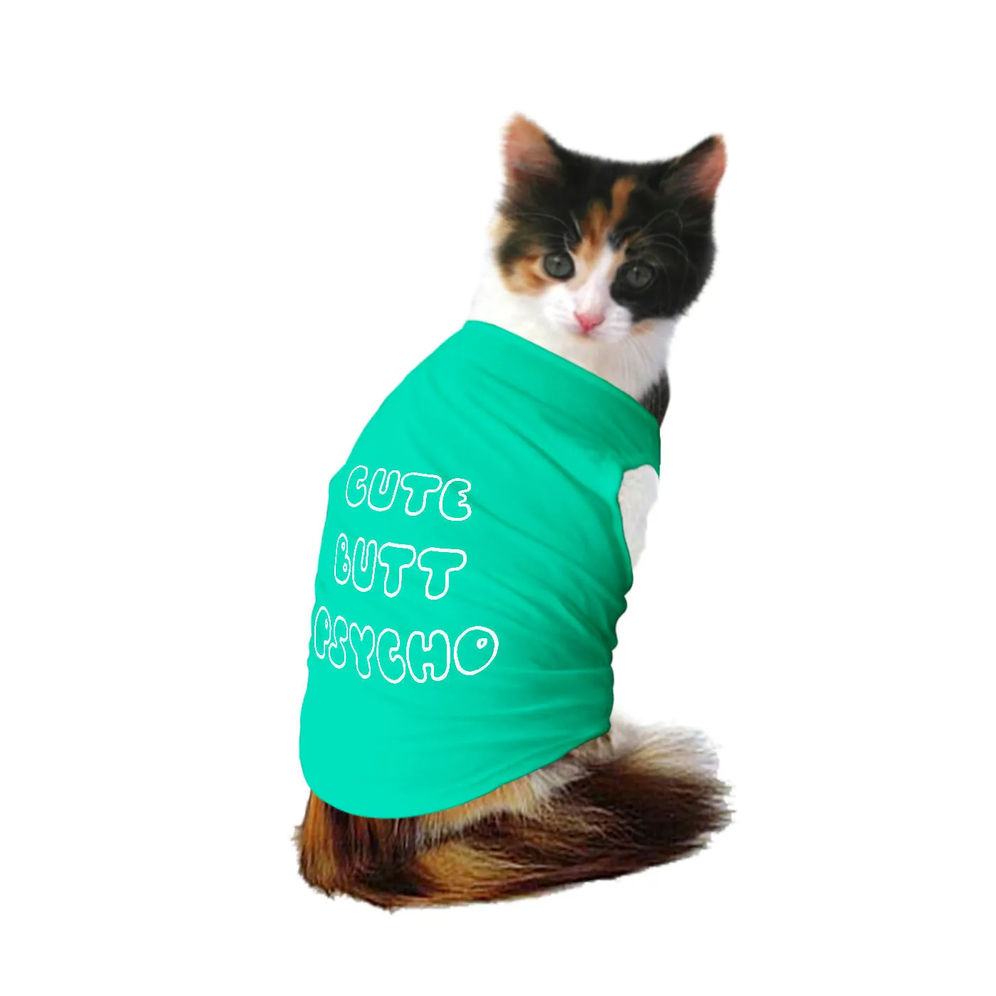 Cute Butt Psycho Cat Tee