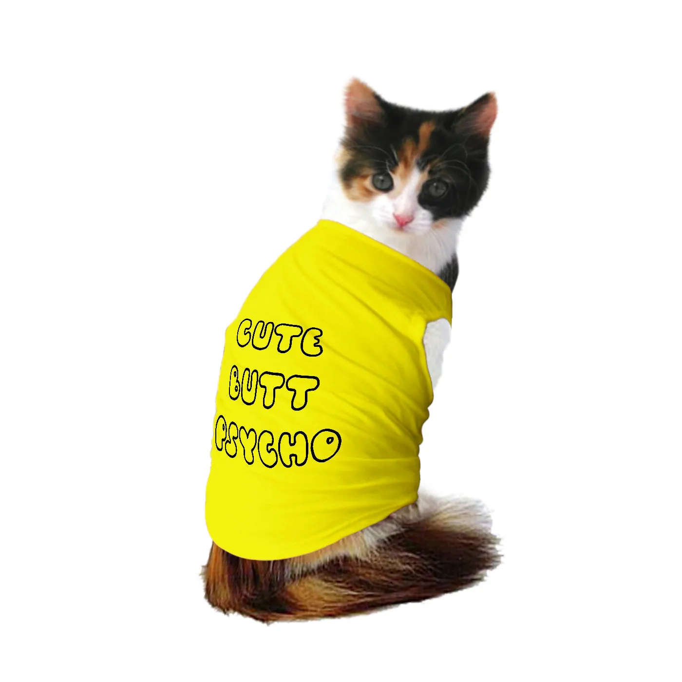 Cute Butt Psycho Cat Tee