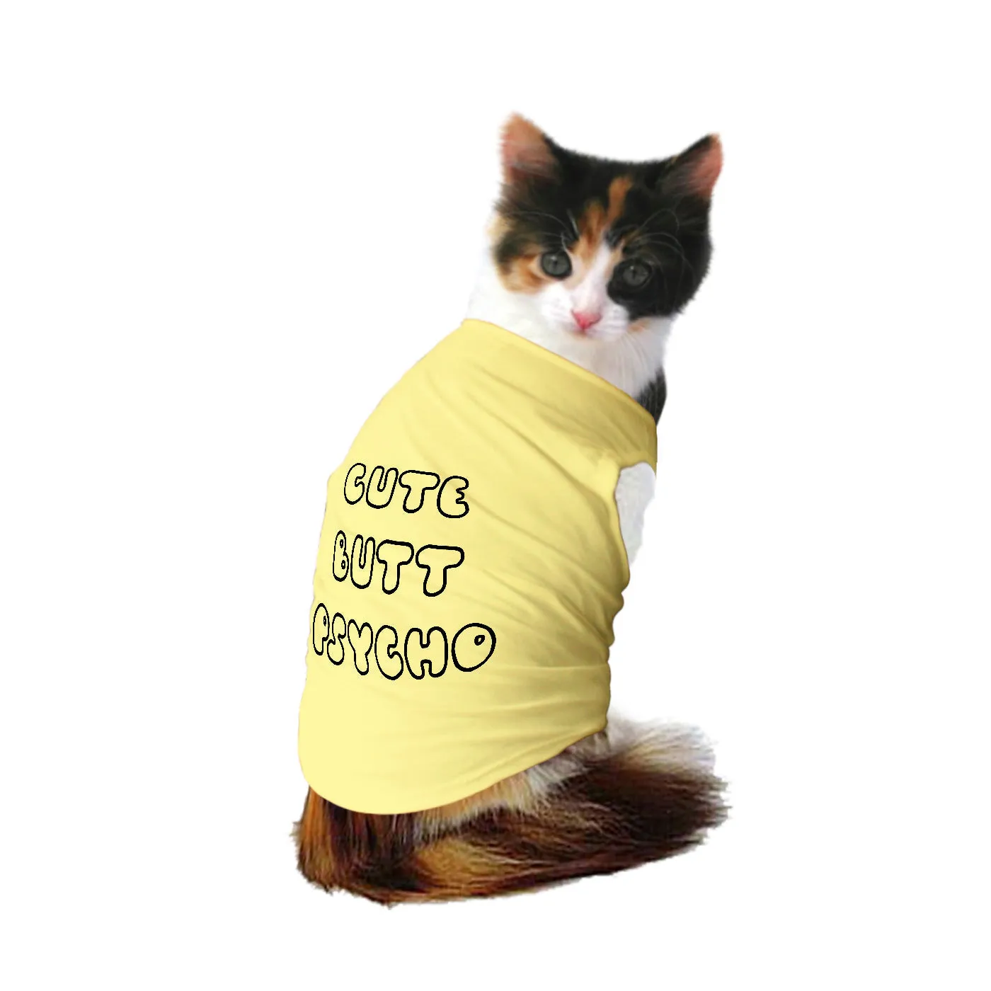 Cute Butt Psycho Cat Tee