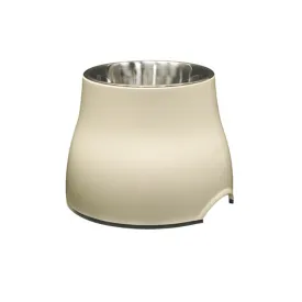 Dogit Elevated Dish with Stainless Steel Insert White Large 900ml