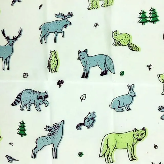 Eco-Friendly Beeswax Food Wrap - Natural Reusable Wraps