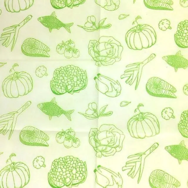 Eco-Friendly Beeswax Food Wrap - Natural Reusable Wraps