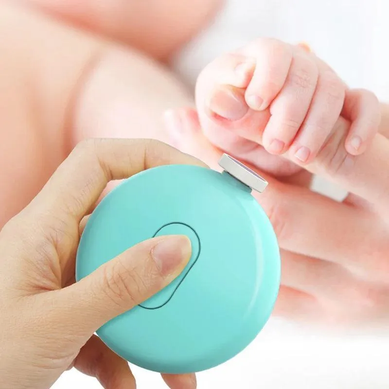 Electric Baby Nail Trimmer, Safe and Gentle, 6 Grinding Heads, Quiet, Ergonomic, Portable for Babies 0-6 Years