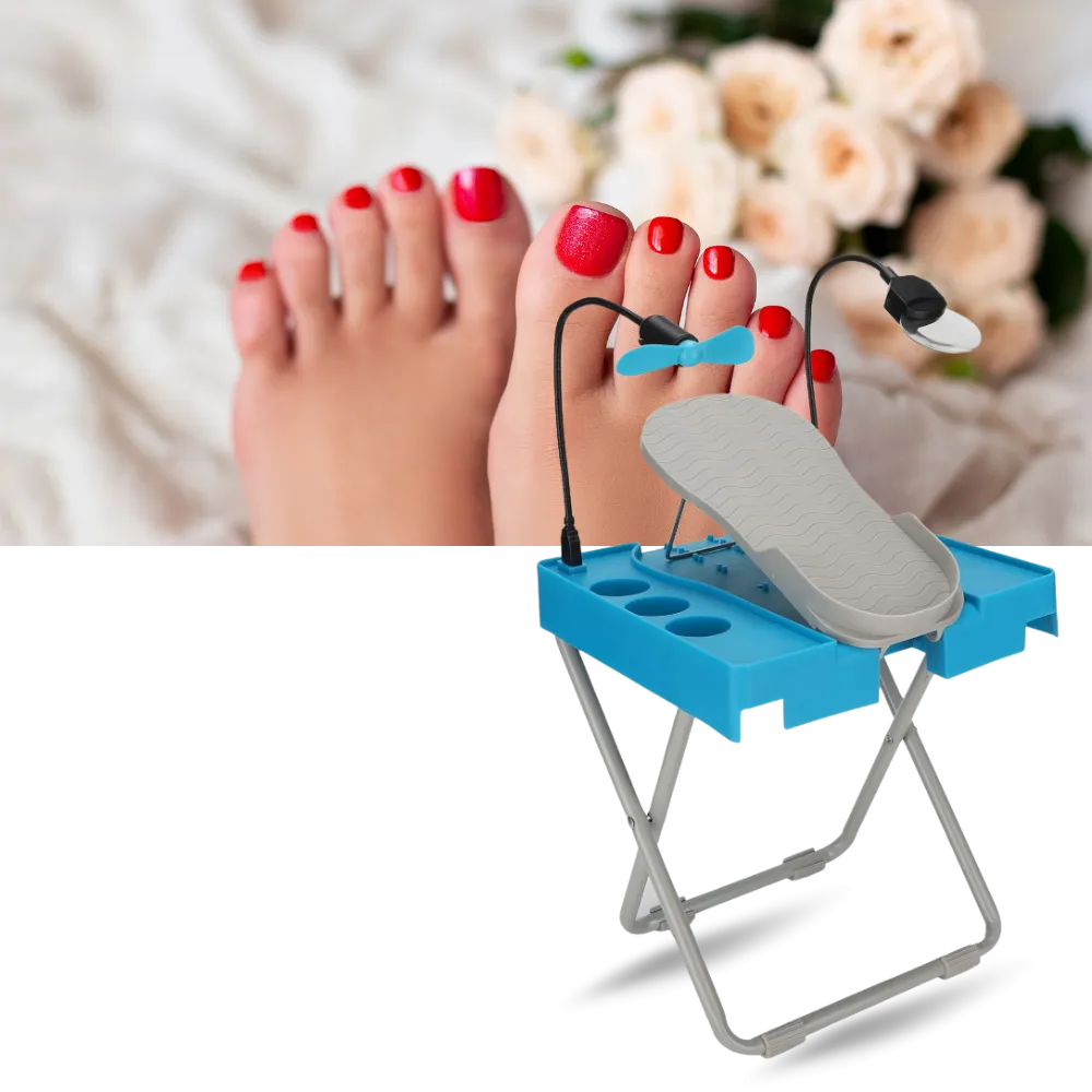 Ergonomic LED Pedicure Foot Rest