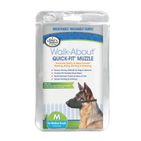 Four Paws Walk-About Quick-Fit Dog Muzzle - 3 - Medium