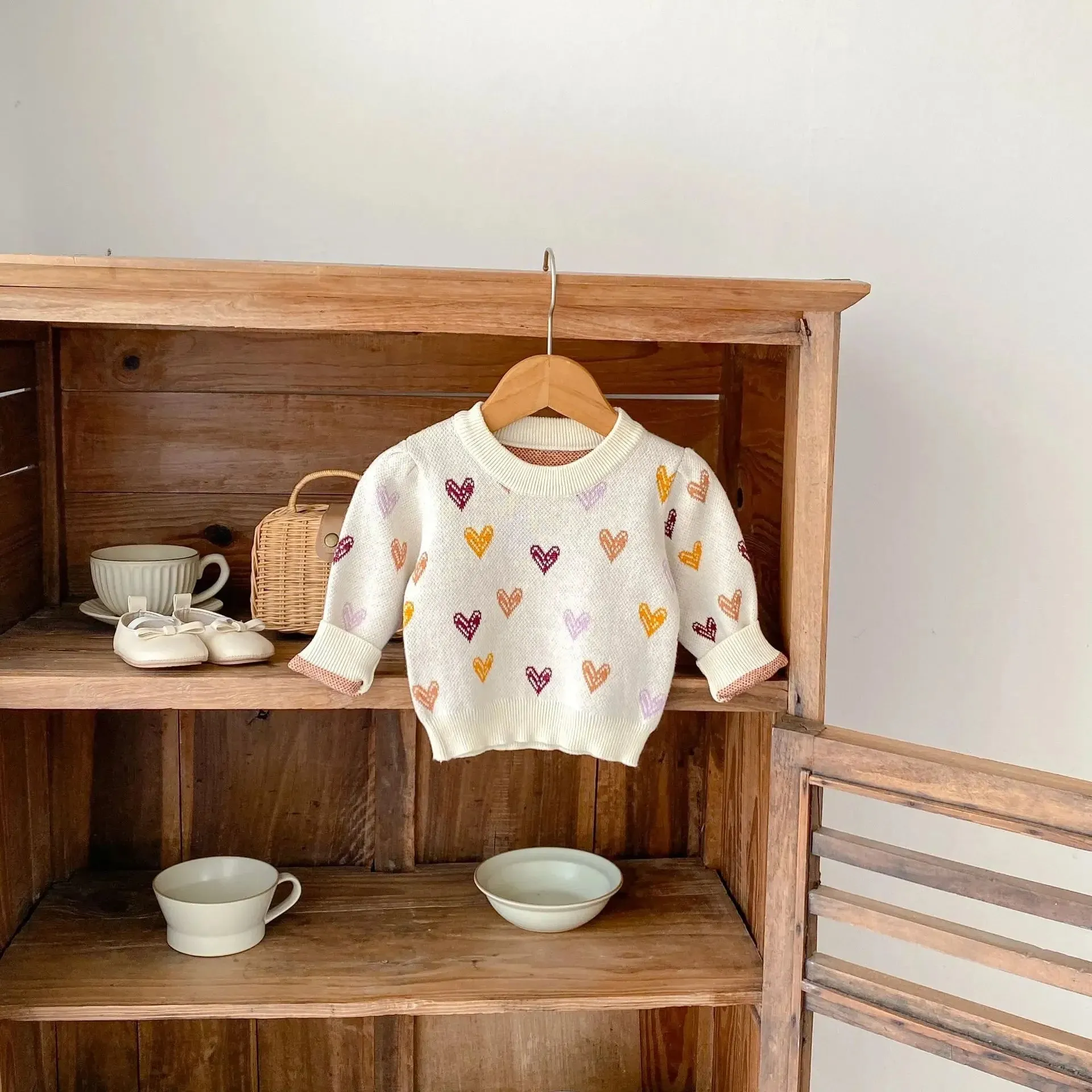 Heart Knitted Sweater