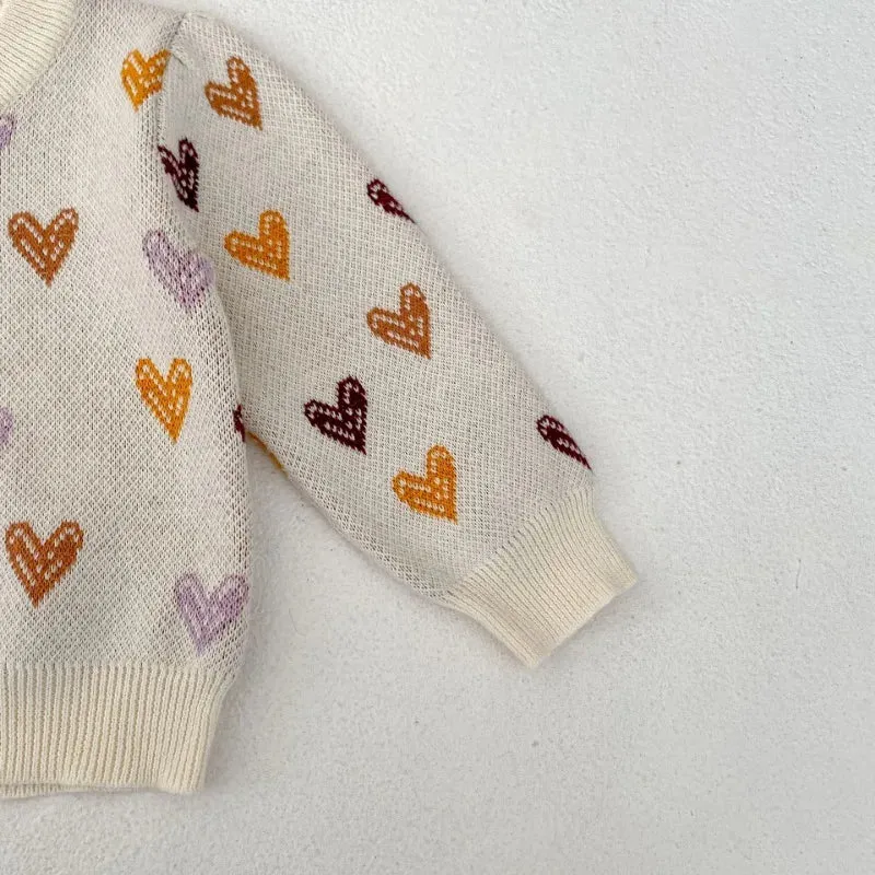 Heart Knitted Sweater