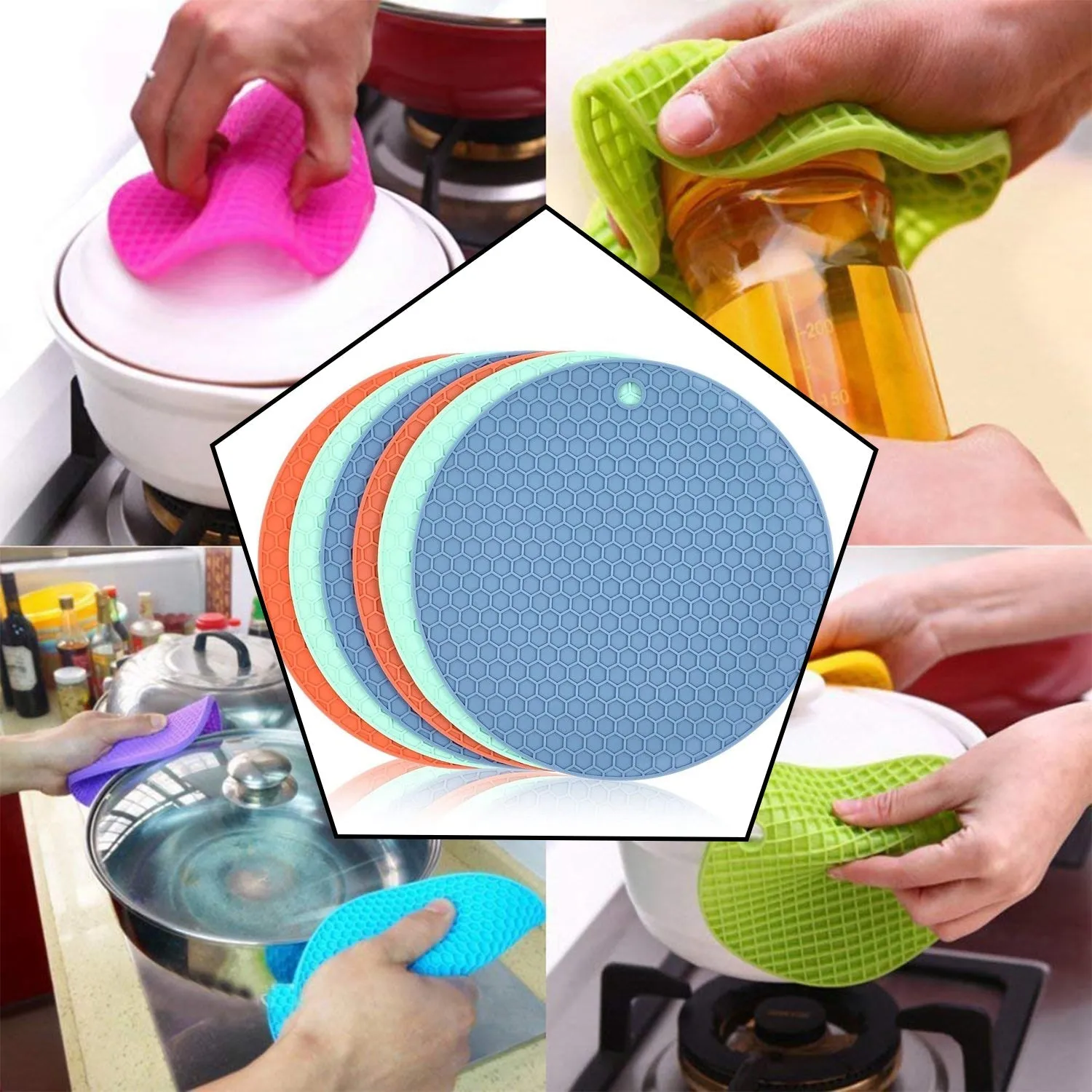 Heat-Resistant Silicone Trivet