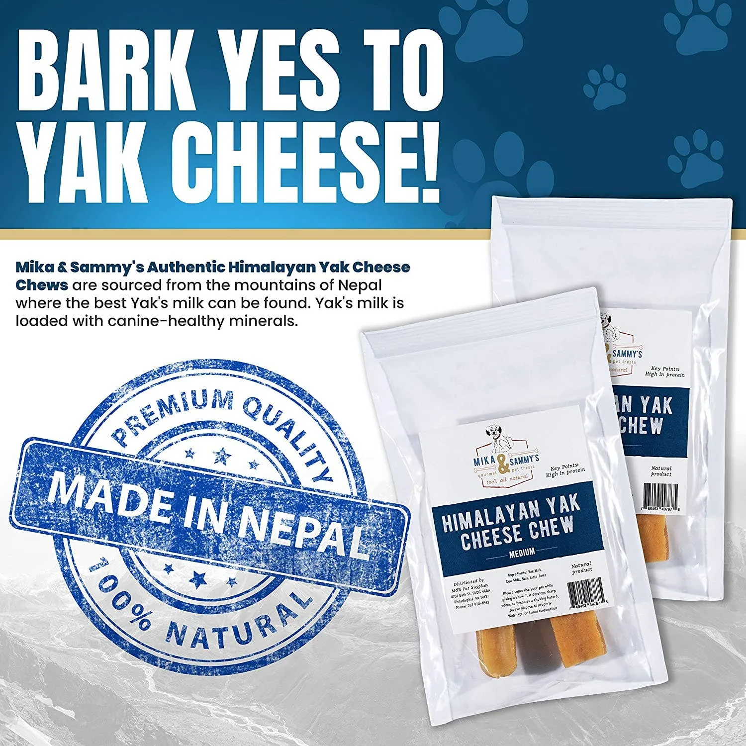 Himalayan Yak Cheese Chew - Small