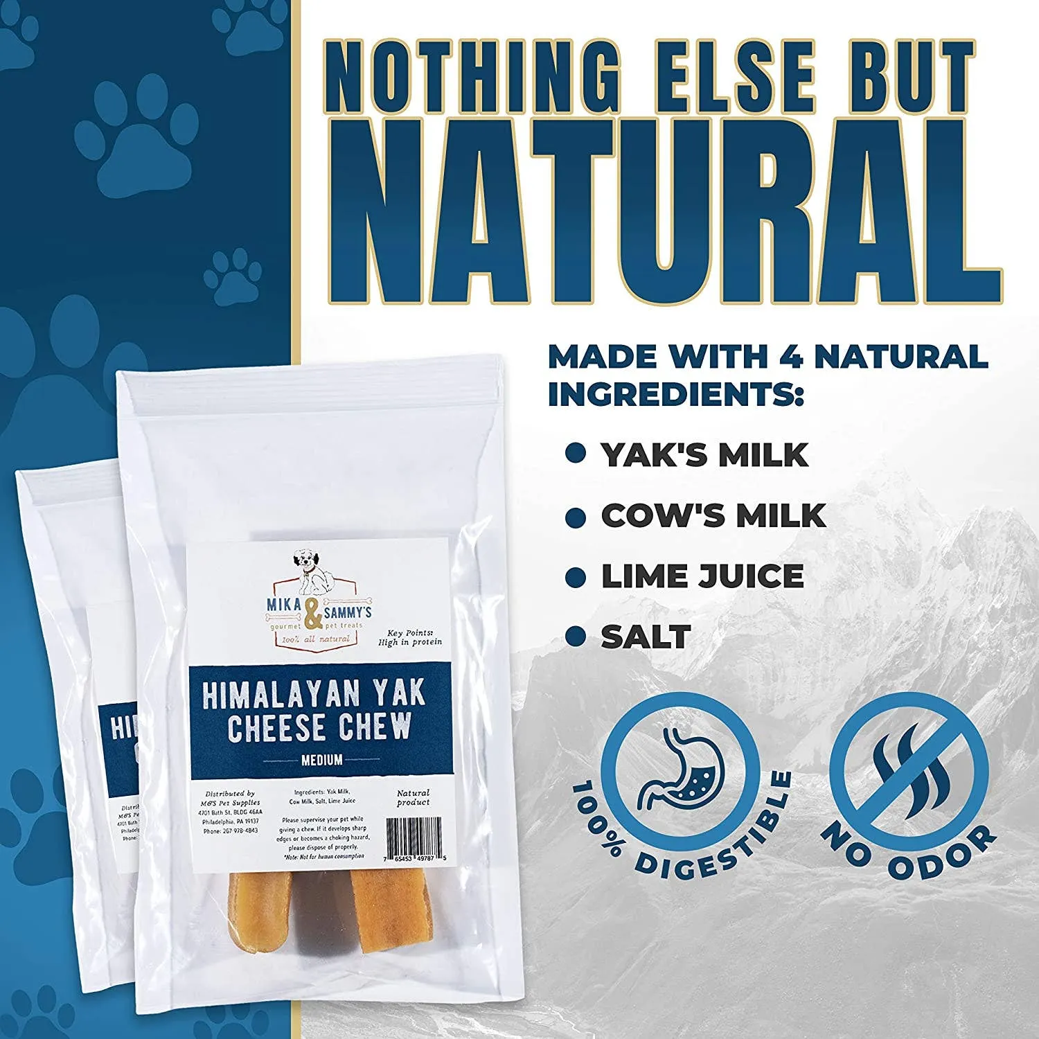 Himalayan Yak Cheese Chew - Small