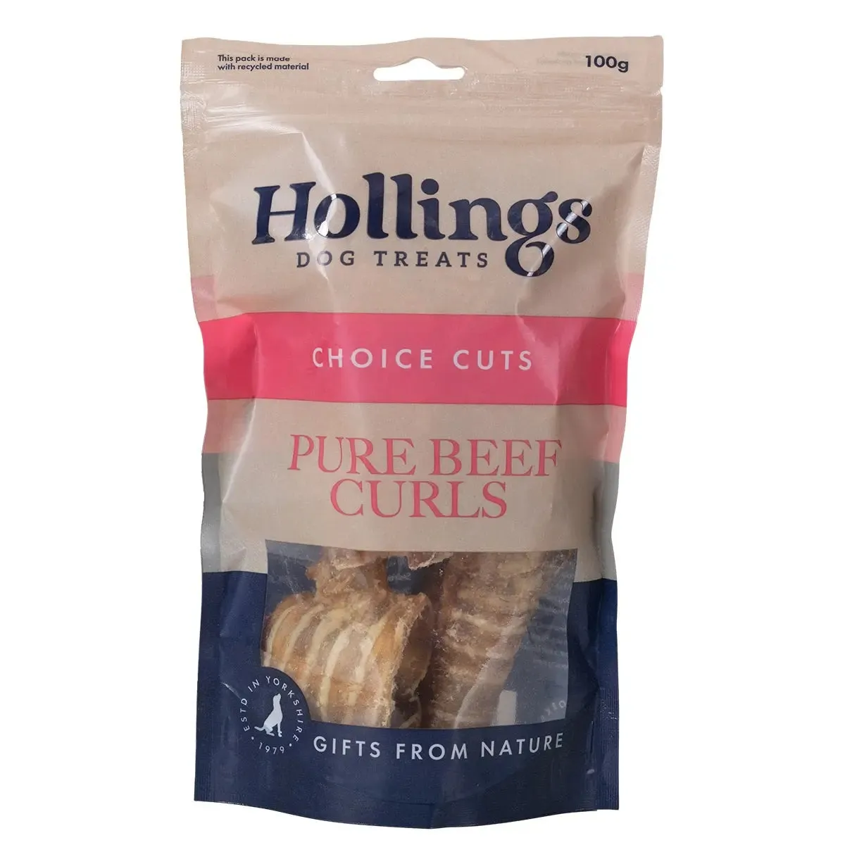 Hollings Beef Curls  8x100g