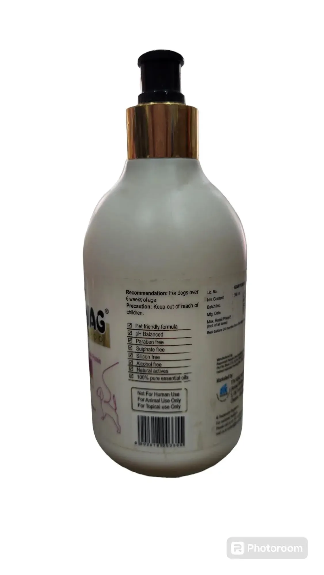 Hug n Wag luxury dog shampoo hydra detangling 350ml