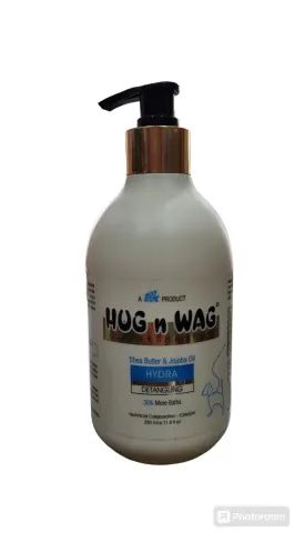 Hug n Wag luxury dog shampoo hydra detangling 350ml