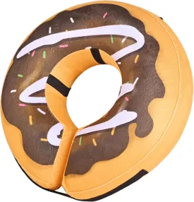 Inflatable Dog Cone, Soft Adjustable Blow up Donut Collar for After Surgery, Small Medium Large Dogs and Cats