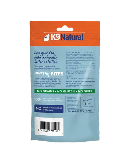K9 Natural Lamb & Organs Healthy Bites 1.76-oz, Dog Treats