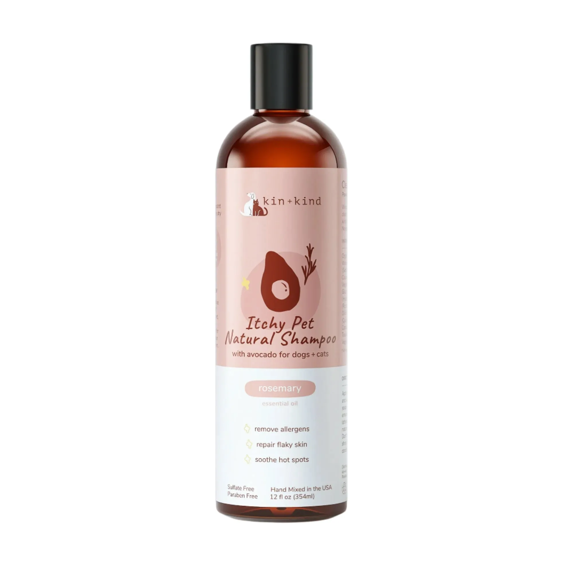 Kin Kind Shampoo Itchy Pet Rosemary/Peppermint 12oz