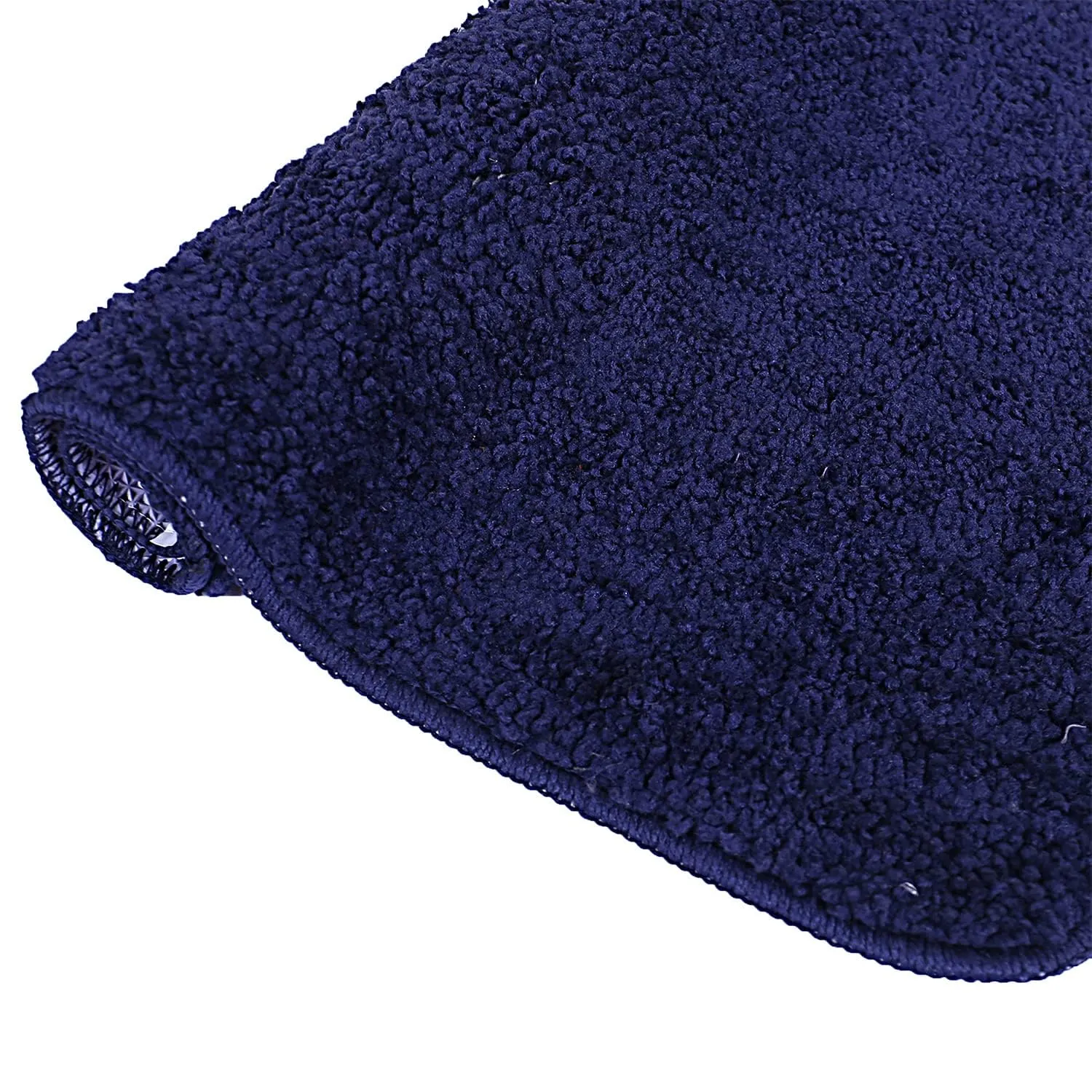Kuber Industries Pack of 6 Super Soft Door mat|Microfiber Anti-Slip Water Absorbant Fluffy Floor Mat|Entrance Mat for Kitchen,Bedside,Door,Living Room,60x40 cm,Set of 2|Grey Blue Solid