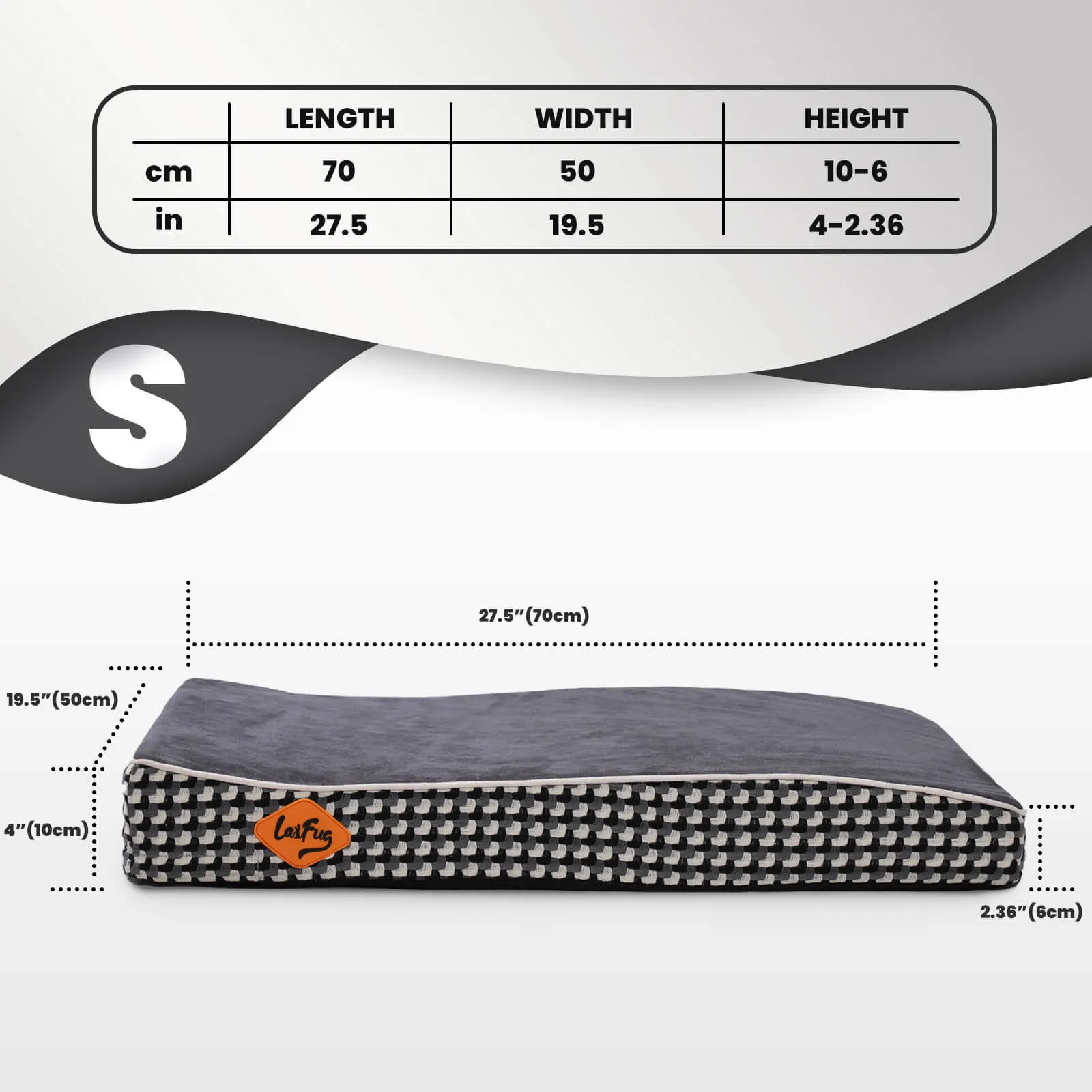 Laifug Wavy Dog Bed