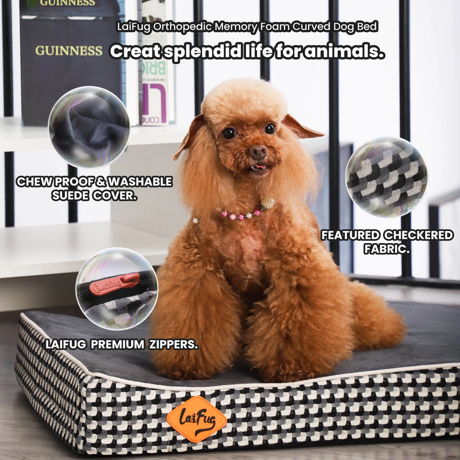 Laifug Wavy Dog Bed